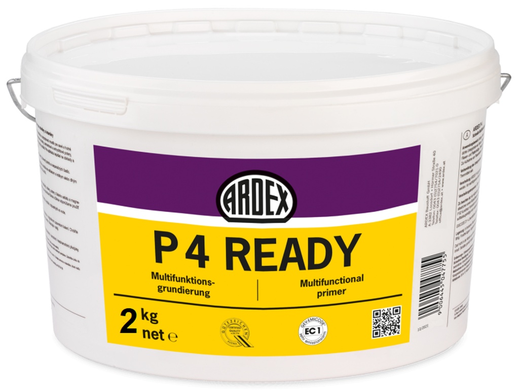 ARDEX P4 READY GEBRUIKSKLARE GRONDERING