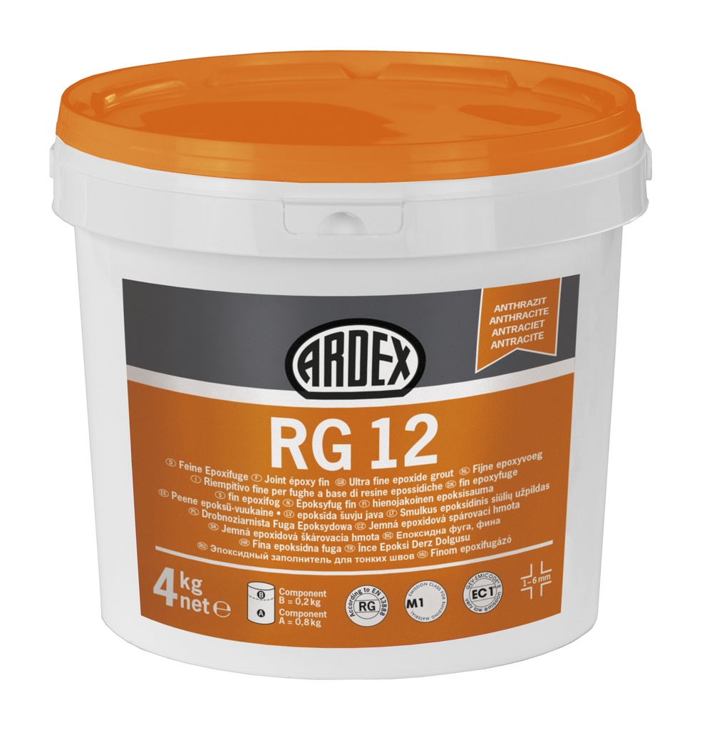 ARDEX RG 12 1-6 EPOXYVOEG FIJN ANTRACIET