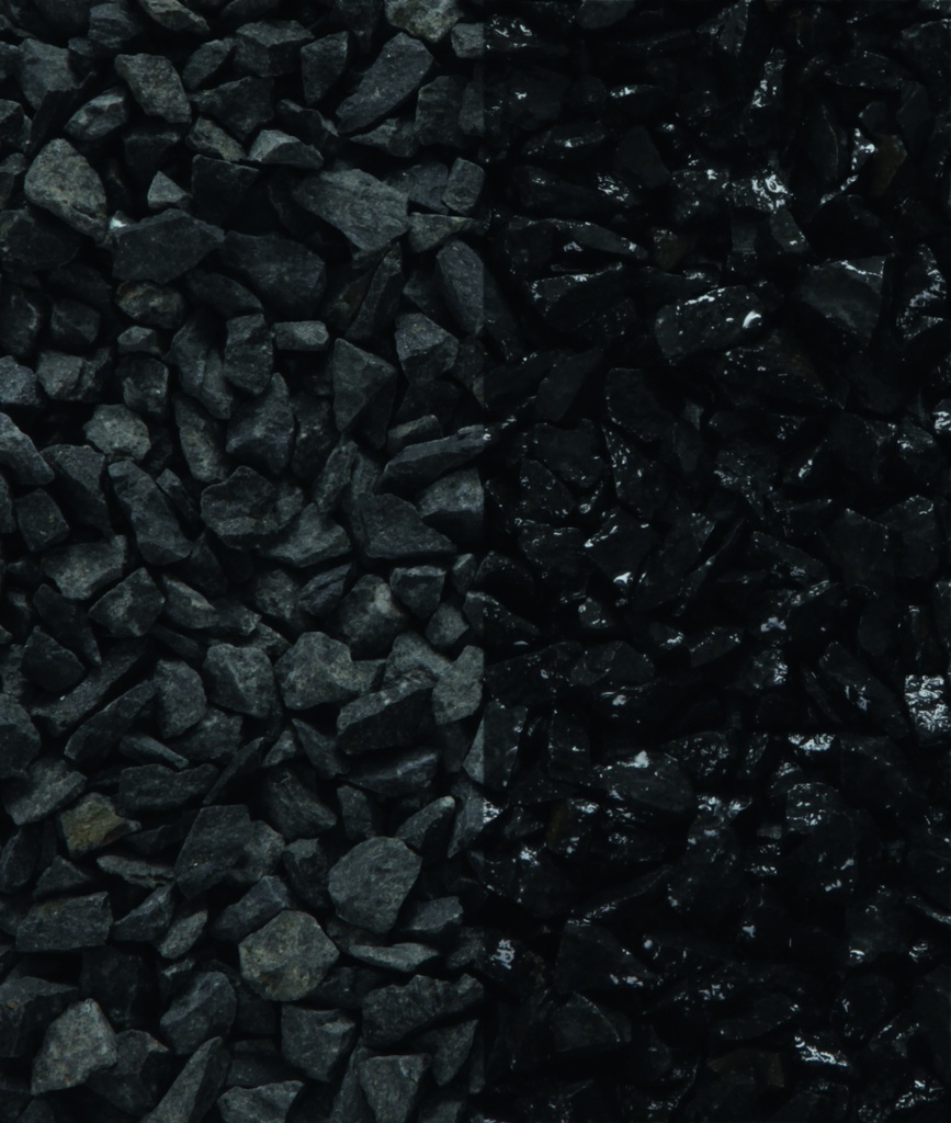 GRAVIER DECORATIF NERO BASALT - 8/11